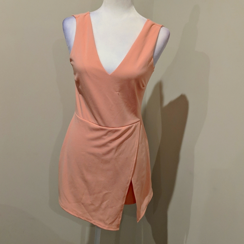 Pink lily blush romper